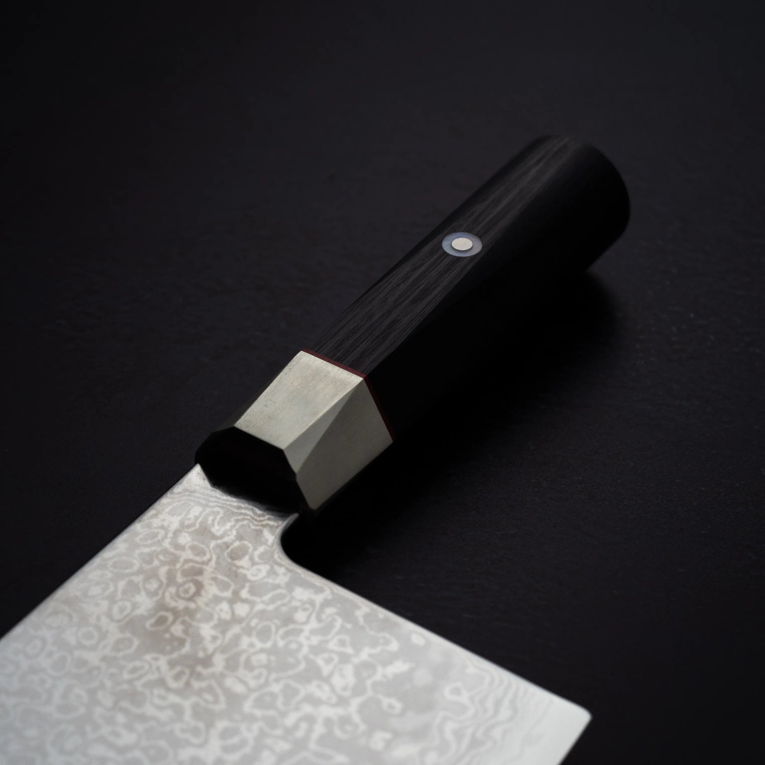 Mcusta Damascus Chinese Chef 180mm