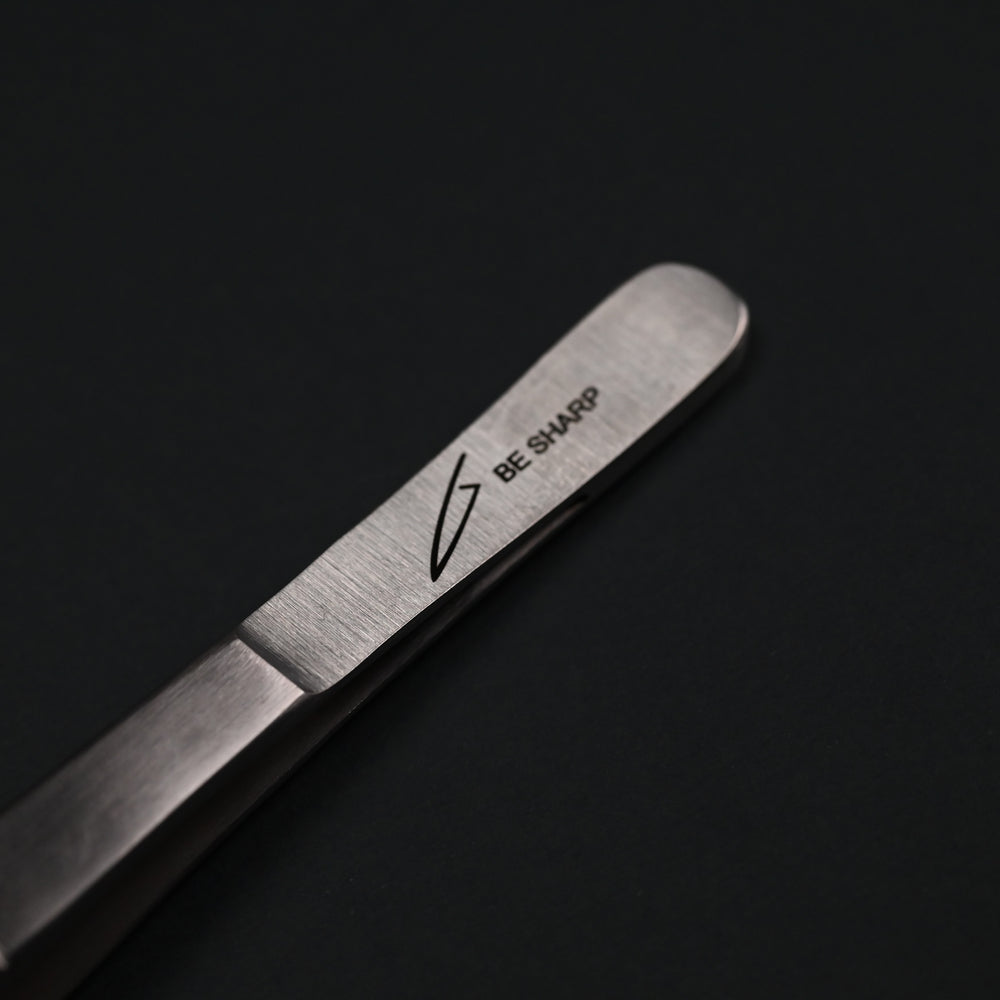 Be Sharp flat tweezers 16cm - Silver
