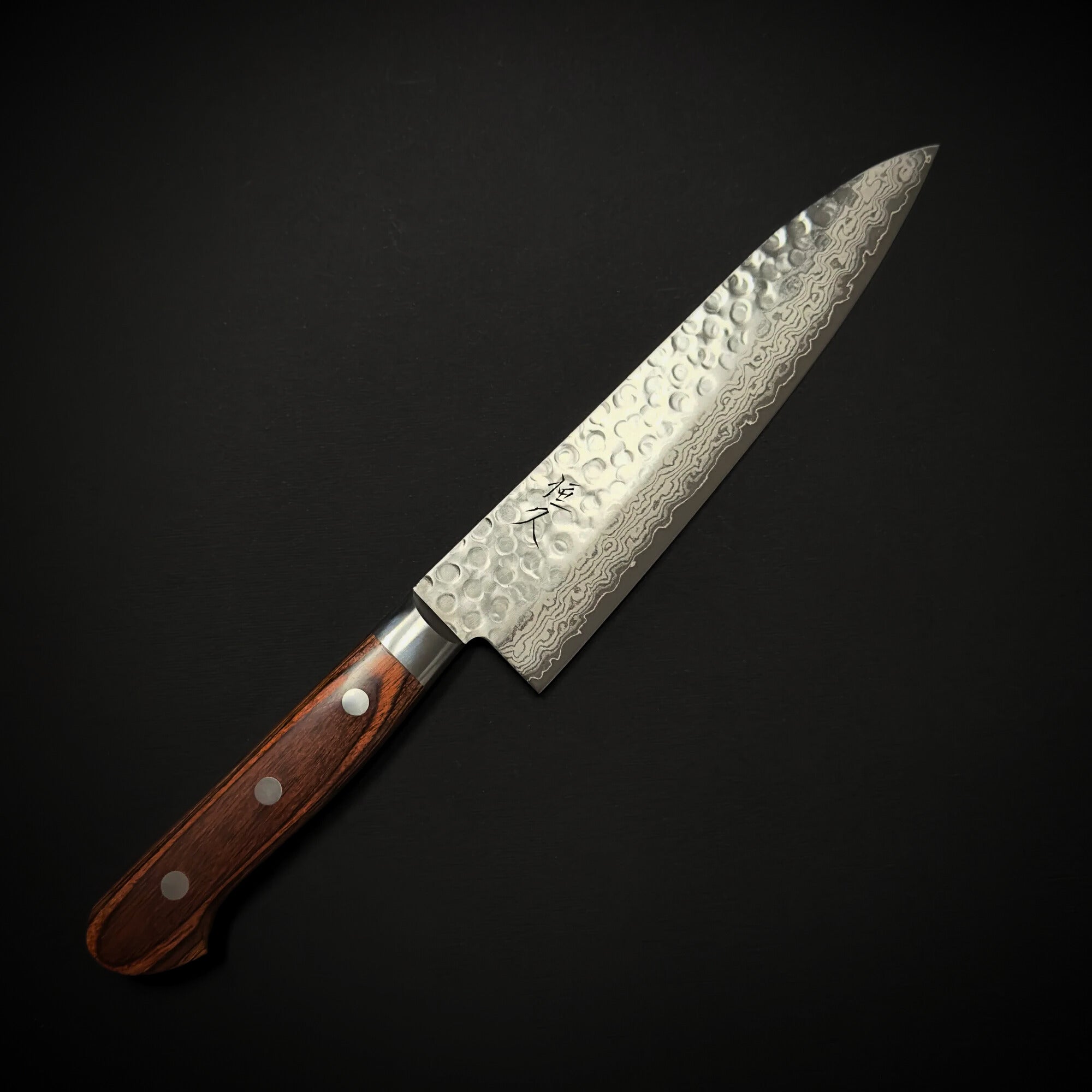 Tsunehisa VG10 Damascus Tsuchime Gyuto 210mm