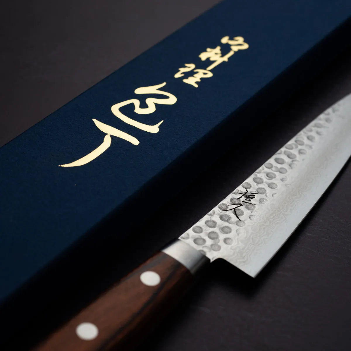 Tsunehisa VG10 Damascus Tsuchime Gyuto 210mm