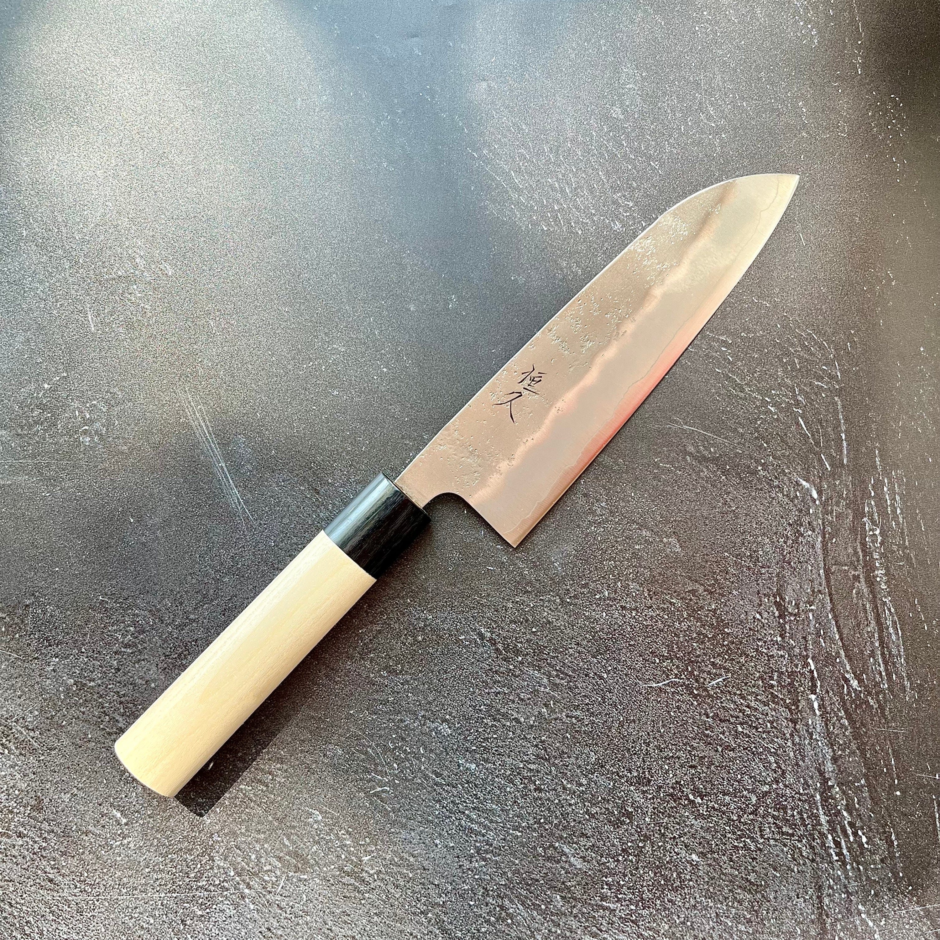 Tsunehisa Ginsan Nashiji Santoku 165mm