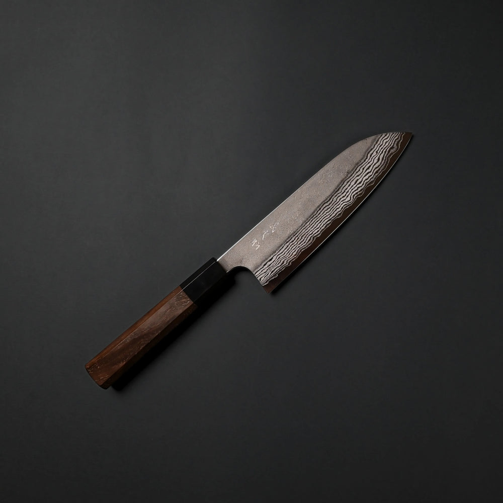Yoshimi Kato VG10 Nashiji Santoku 165mm