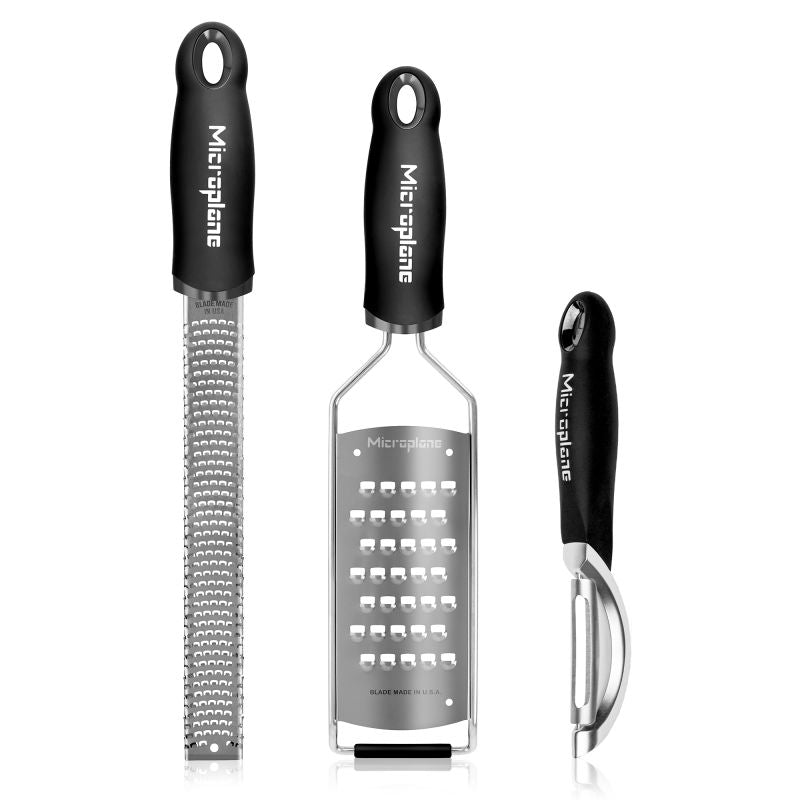 Microplane Gourmet set sa uspravnom ljuštilicom