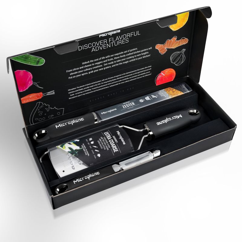Microplane Gourmet set with flat peeler