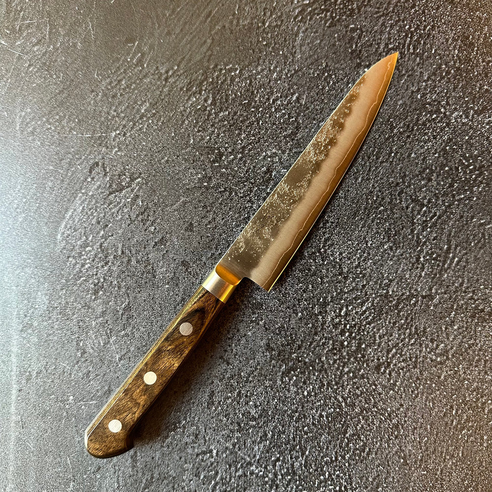 Tsunehisa Ginsan Nashiji Brown Petty 135mm