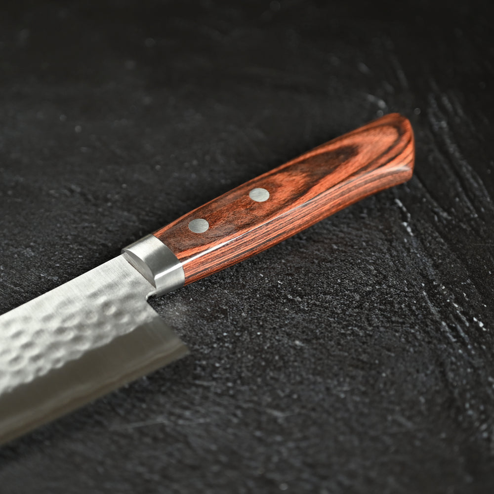 Kunio Masutani Hammered Gyuto 180mm Mahogany