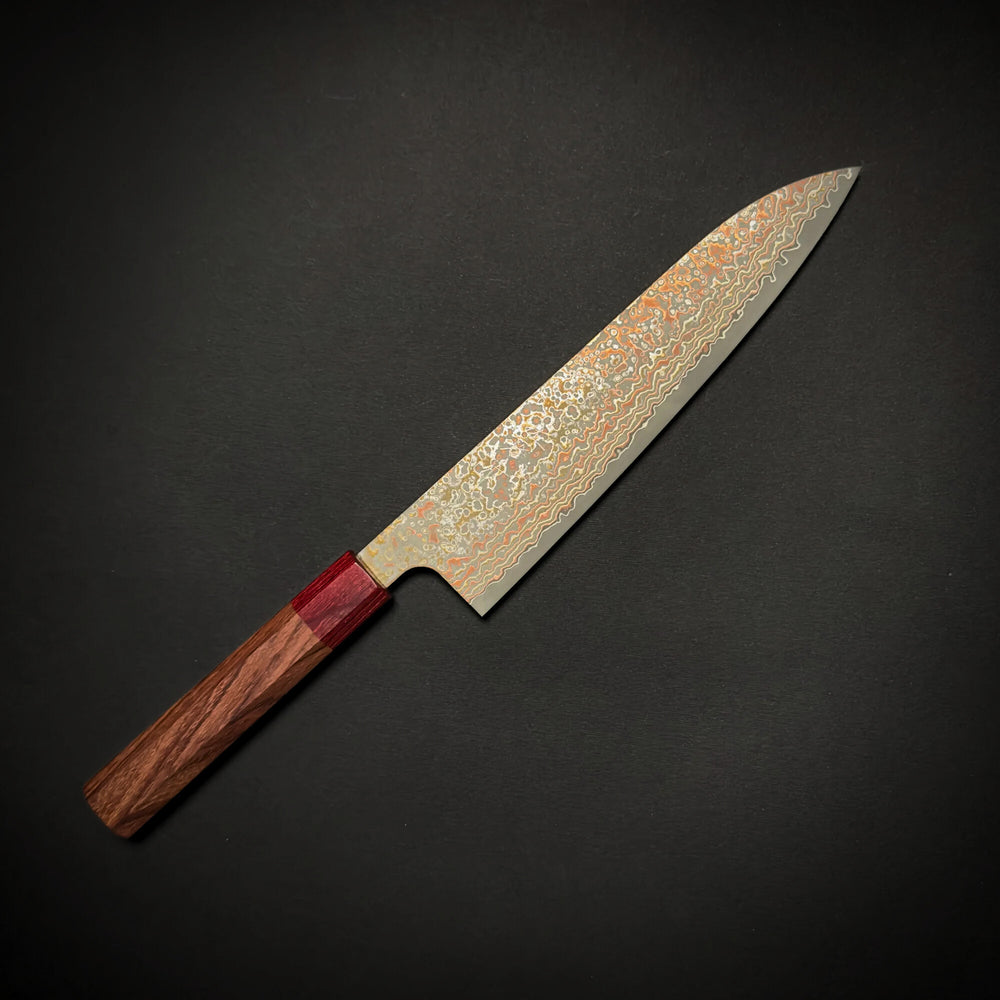 Takeshi Saji Rainbow Nashiji Gyuto 210mm