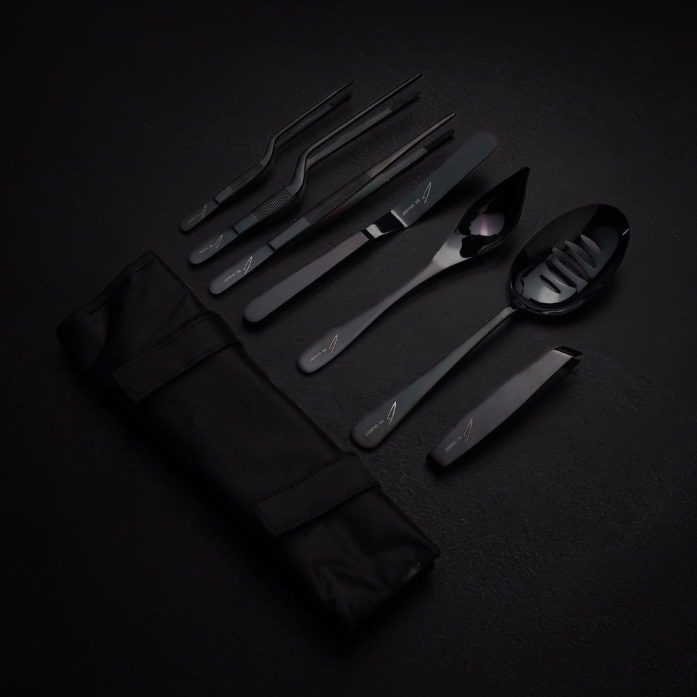 Be Sharp serving set - Black Titanium