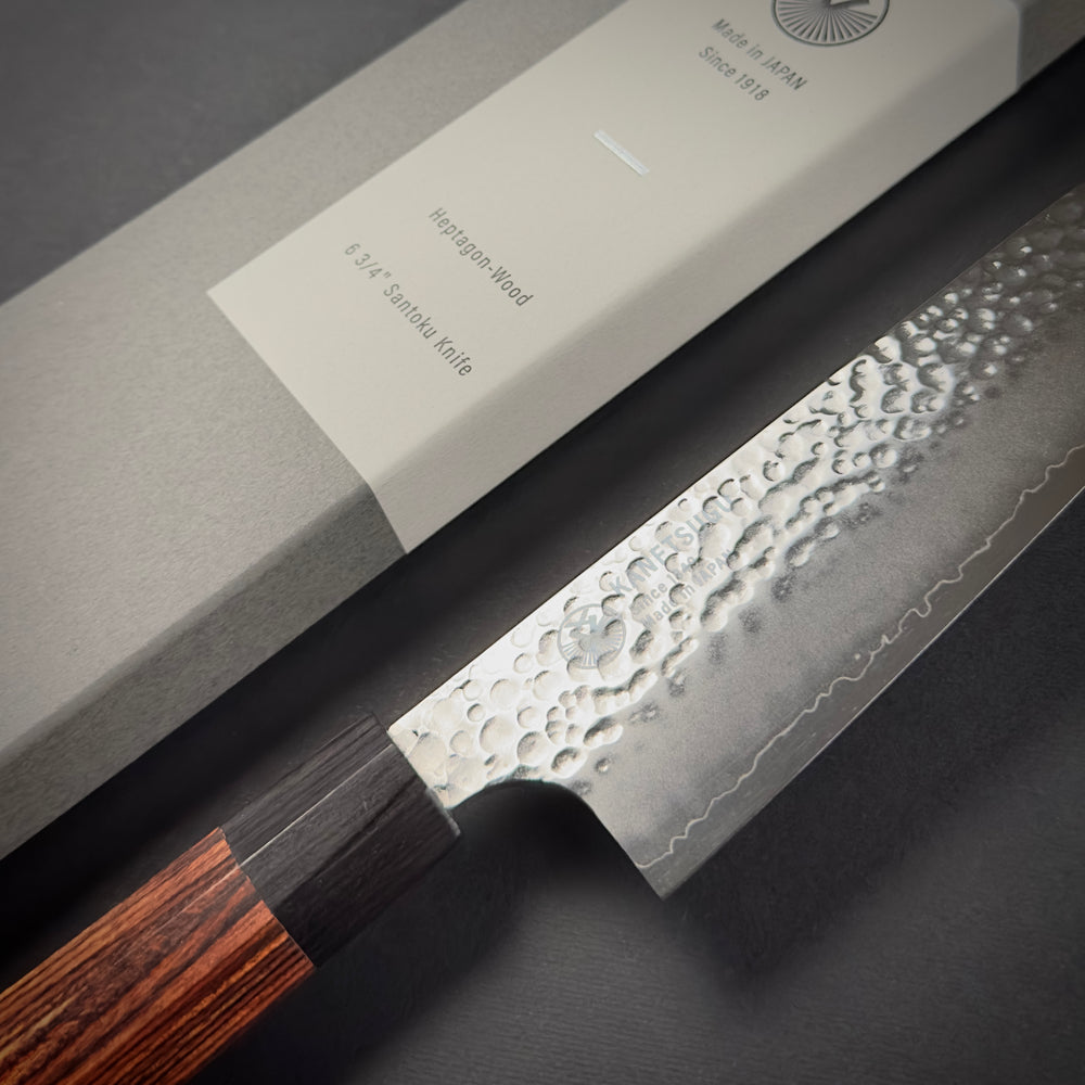 Seki Kanetsugu Heptagon Santoku 180mm