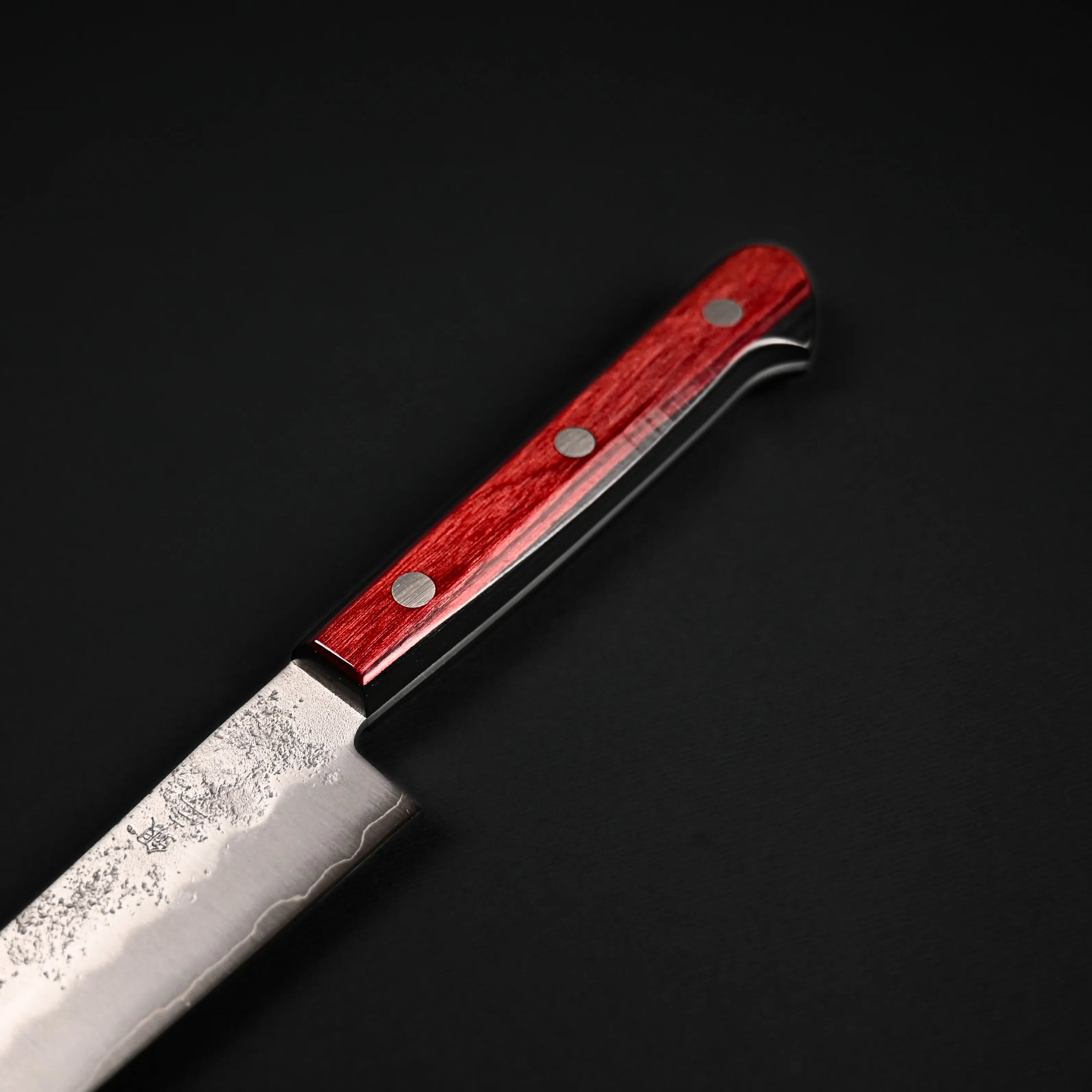 Tsunehisa Ginsan Nashiji Red Petty 135mm