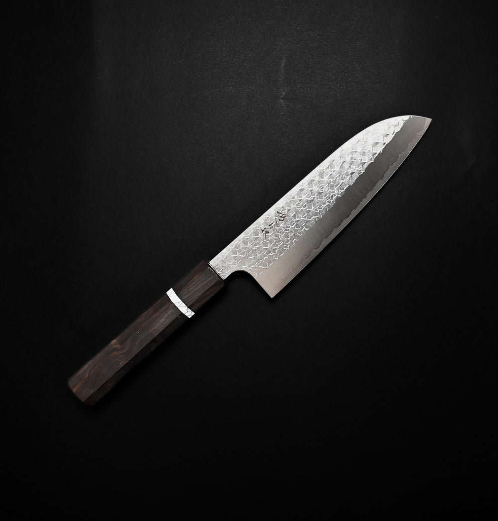 Tsunehisa Arare SG2 Hammered Santoku 165mm