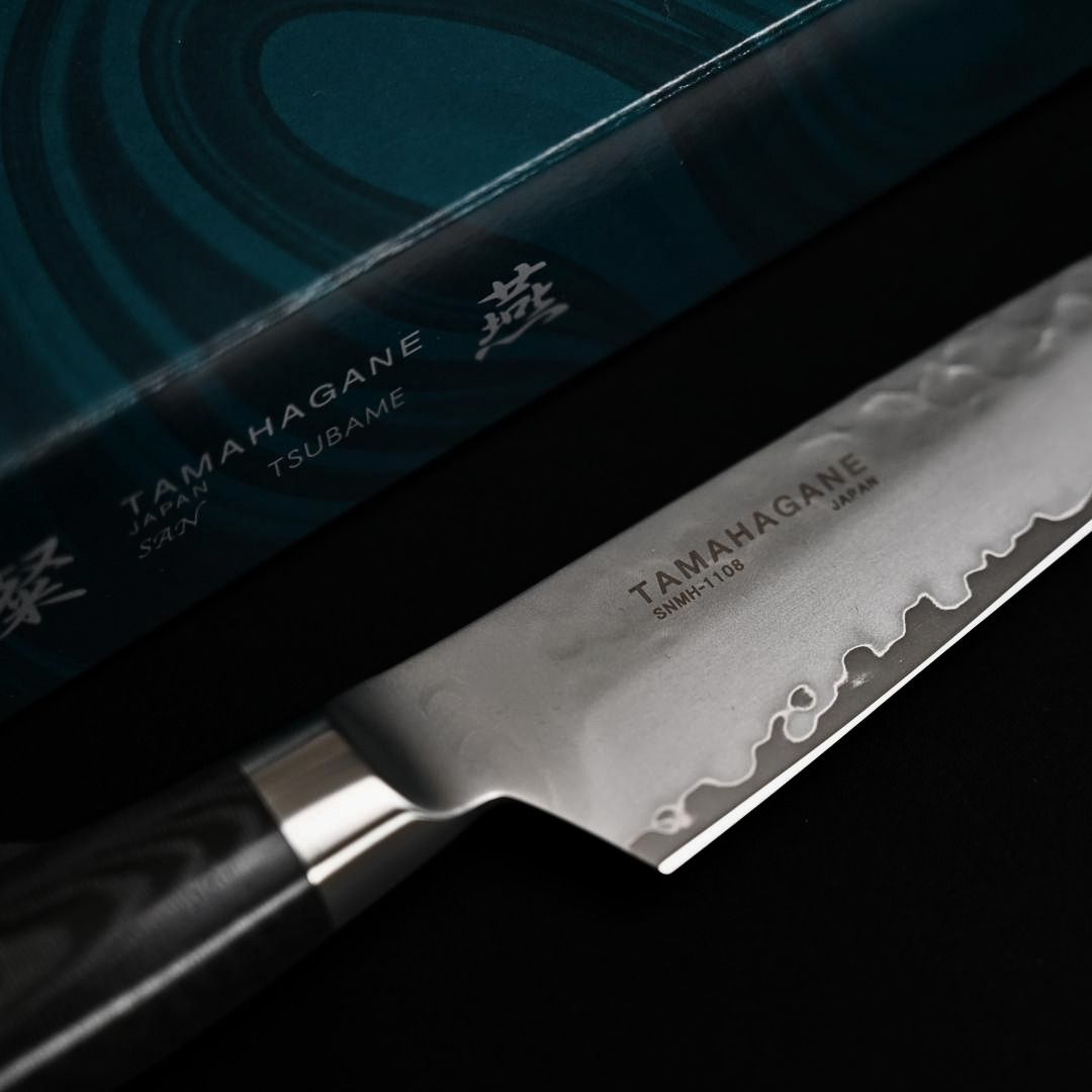 Tamahagane Tsubame Black Petty 120mm