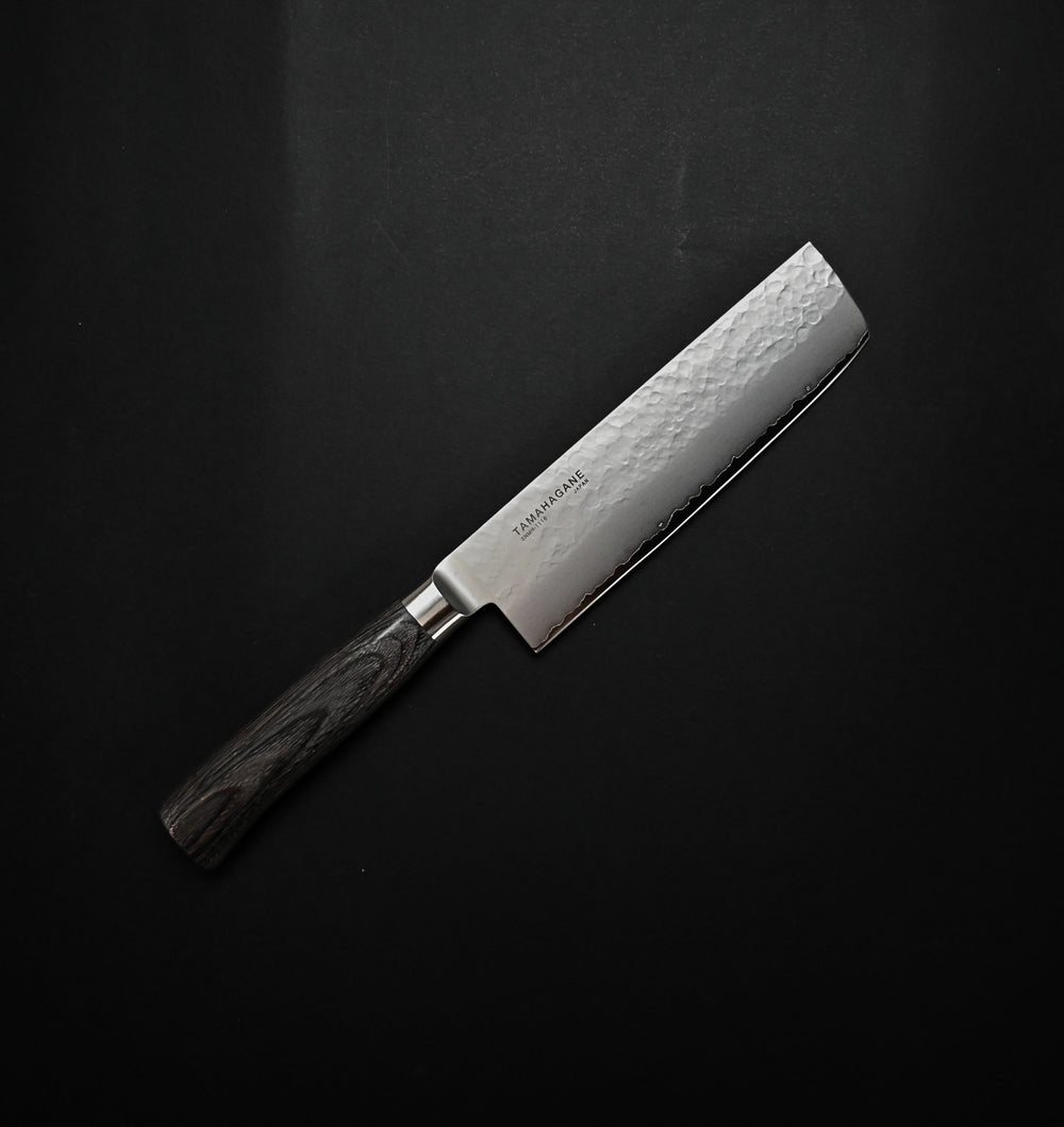 Tamahagane Tsubame Black Nakiri 160mm