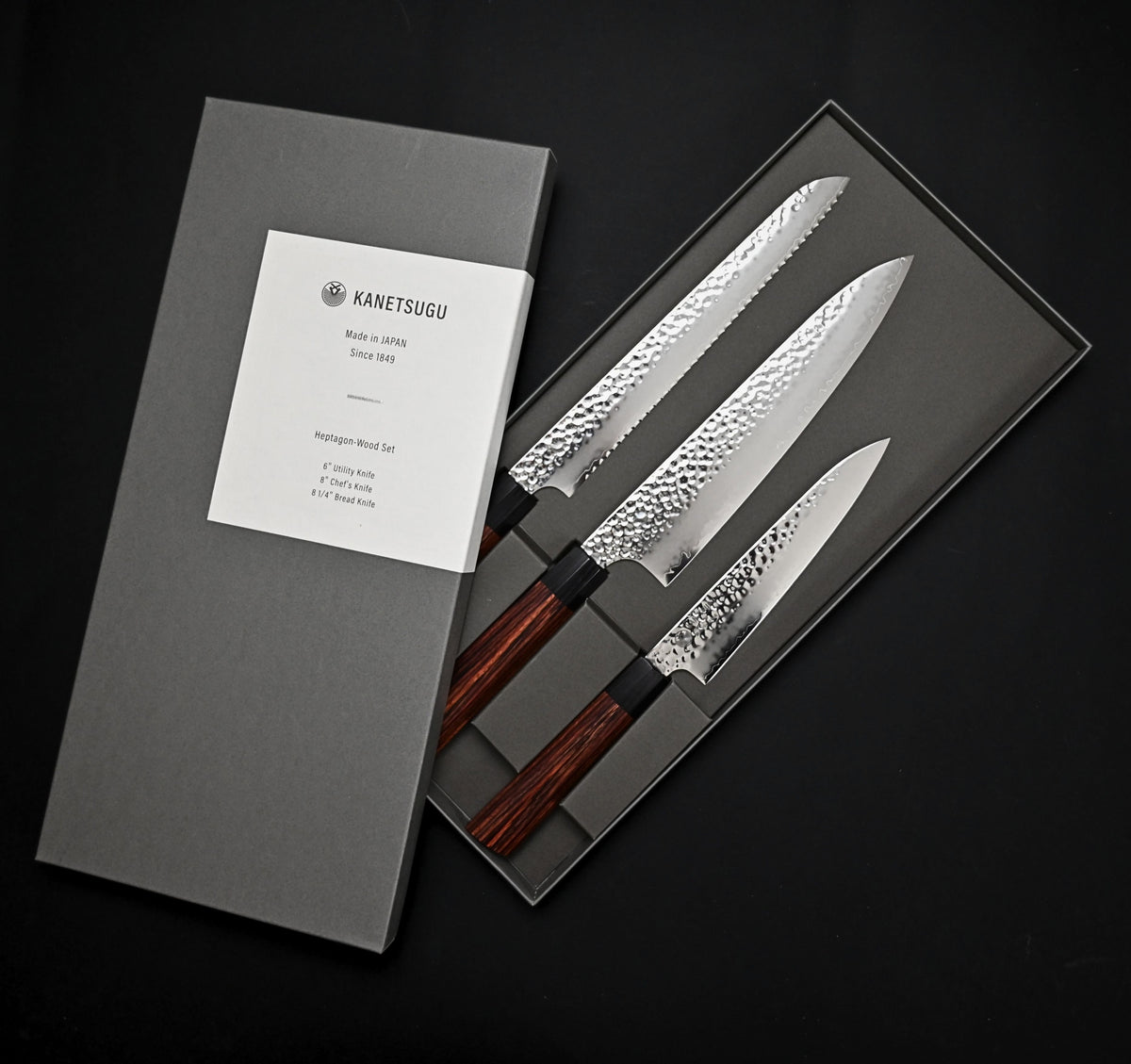 Seki Kanetsugu Heptagon Set - Reckasti, Gyuto i Petty