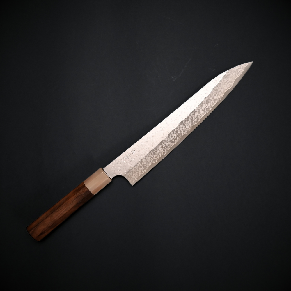 Nigara SG2 STRIX Tsuchime Damascus Sujihiki 240mm