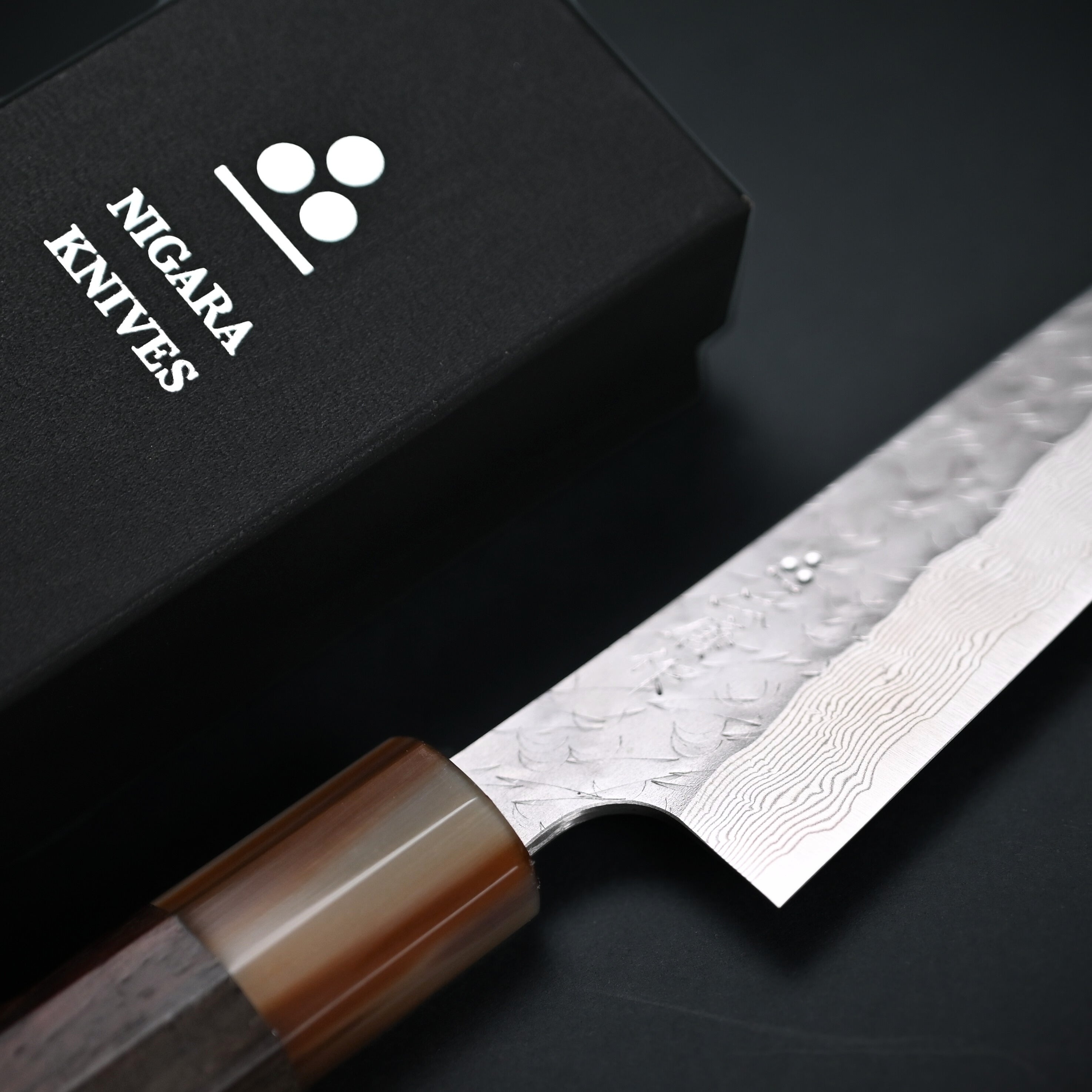 Nigara SG2 STRIX Tsuchime Damascus Petty 120mm