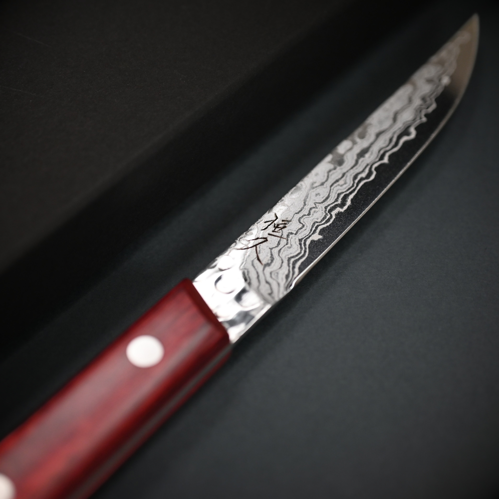Tsunehisa Damascus AUS10 Steak Knife